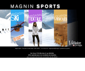 magninsports.com: MAGNIN SPORTS - SKI - TEXTILE - MEUBLÉS
