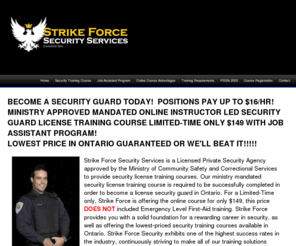 strikeforcesecuritytraining.com: Home
Home Page