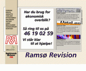 ramrev.dk: ..:: RAMSØ REVISION ::..
