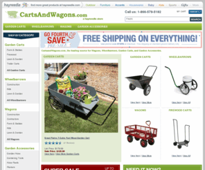 simplycartsandwagons.com: Shop Garden Carts & Wheelbarrows at CartsandWagons.com
Huge selection of Garden Carts, Wheelbarrows and Wagons at CartsandWagons.com. Shop online now and save on Garden Carts and Wagons.