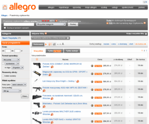 paramilitarny.com: Przedmioty użytkownika - Aukcje internetowe Allegro
Allegro - największe aukcje internetowe, najniższe ceny! Kup i sprzedaj!