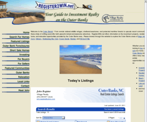 register2win.net: Outer Banks OBX Real Estate and Homes For Sale - John Register - John Register. Outer Banks NC OBX Homes for Sale Nags Head NC. Homes Manteo
John Register Real Estate Agent. Outer Banks North Carolina. OBX Realtor. Kill Devil Hills homes for sale, Nags Head, Manteo, Kilmarlic, Carova NC, Shallowbag Bay Homes. MLS OBX