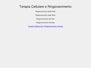 terapia-cellulare.net: Cellule Staminali e Ringiovanimento
