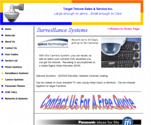 wiretapz.info: Camera Systems
Surveillance Systems and Video Cameras