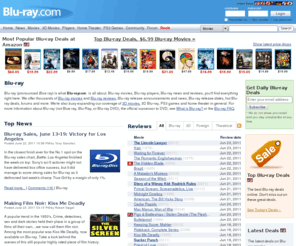 wwwbluray.com: Blu-ray, Blu-ray Movies, Blu-ray Players, Blu-ray Reviews
Everything about Blu-ray Disc. Blu-ray reviews, releases, news, guides and forums covering Blu-ray movies, players, recorders, drives, media, software and much more.