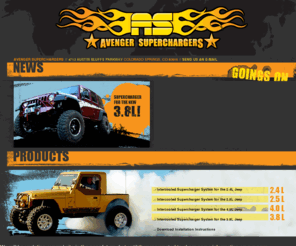 avengersuperchargers.com: .: Avenger Superchargers :.
Home of Avenger Superchargers -- superchargers for Jeep engines.