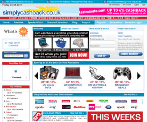 simplycashback.co.uk: Simply Cashback - Cashback Shopping
