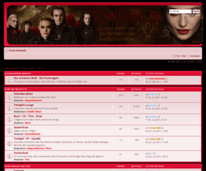 twilight-ff.de: Twilight FF • Foren-Übersicht
Forum für Autoren und Leser von Fanfiktion im Twilight Universum