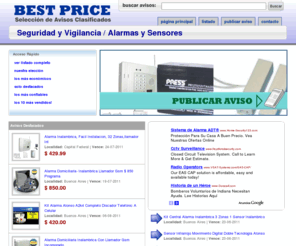 alarmasysensores.com.ar: Seguridad y Vigilancia / Alarmas y Sensores
Seguridad y Vigilancia / Alarmas y Sensores