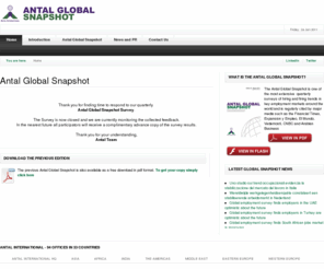 antalglobalsnapshot.com: Antal Global Snapshot
Antal Global Snapshot