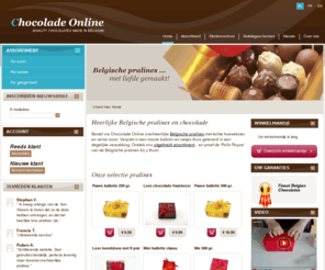 chocolade-online.be: Heerlijke Belgische pralines en chocolade - Chocolade Online / Chocolat Online / Chocolate Online
Echte Belgische pralines en chocolade, snel en veilig thuis geleverd via de webwinkel Chocolade Online.