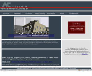 acmimarlik.net: AC Tasarım
AC Proje Mimarlık Tasarım Ltd Şti.