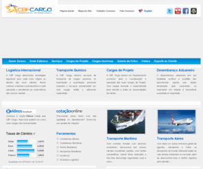 cbfcargo.com: CBF CARGO : FRETE INTERNACIONAL, FRETE MARÍTIMO, AÉREO, QUÍMICO E PROJETOS
Website da empresa CBF Cargo, agente internacional de cargas, especialista em transporte de cargas químicas e cargas de projeto.