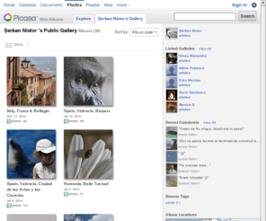 snistor.com: Șerban Nistor's Picasa Web Gallery
39 albums