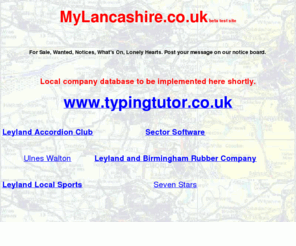 mylancashire.co.uk: My Lancashire
Contact area for lancashire based people and businesses.