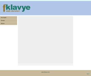 fklavye.com: fklavye web dersleri
fklavye web dersleri