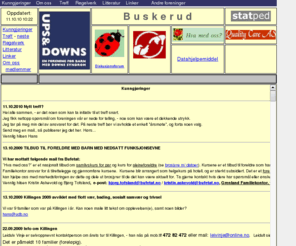 udb.no: Ups and Downs Buskerud
Denne portalen inneholder informasjon om foreningen for barn med Downs Syndrom i Buskerud