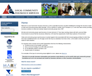 communityrisk.com: Jardine Lloyd Thompson Pty Limited | Local Community Insurance Services
Jardine Lloyd Thompson Pty Limited (JLT) - Local Community Insurance Services