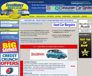 savemoneyoncars.co.uk: Cheap new cars in the UK.
Cheap new cars & nearly new cars for sale in the UK. Save money on cars with savemoneyoncars.co.uk