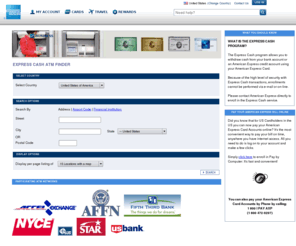 Amexatms Com American Express Search Page