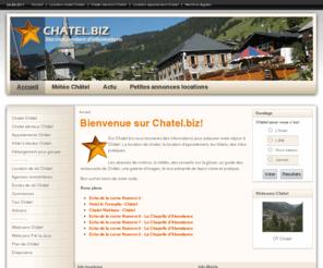 chatel.biz: Accueil - Châtel.biz, Hébergement   Météo   Location   Chalet   Appartement   Webcam
Toutes les infos sur Châtel, location chalet chatel, location appartement chatel, location ski chatel, séjour à chatel., Actualité chatel, location chalet chatel, chalet chatel, appartement chatel.