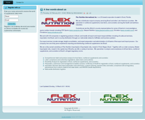 flex-nutrition.net: HomePage
Joomla! - the dynamic portal engine and content management system