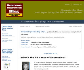 overcomedepressionblog.com: Overcome Depression Blog
Depression, Elizabeth Oberly, Overcome Depression, Overcome Sadness, Sadness, Suicide