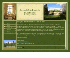 tracybowen.com: 
Central Ohio Property Investments

tracybowen.com