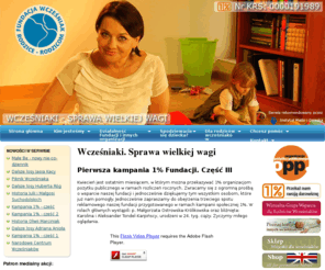 wczesniak.pl: Fundacja Wcześniak - Rodzice Rodzicom
Joomla! - dynamiczny portal i system obsługi witryny internetowej