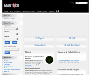 il-17.com: ELISpot kits, ELISA kits and FluoroSpot kits - Mabtech
Buy ELISpot, FluoroSpot and ELISA kits and reagents anytime from the Webshop or read more about the ELISpot, FluoroSpot and ELISA techniques.