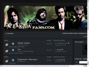 takidafans.com: Takidafans.com
Takidafans, forumet för alla som gillar Takida!