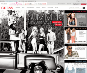guess.com: GUESS | Jeans, Clothing & Accessories for Men and Women: Shop GUESS Spring 2011 Fashion
Dress to impress with the latest styles in jeans, denim, tops, shirts, watches, shoes, jewelry, handbags & more. Get Free Shipping on All Orders $25 or More!
