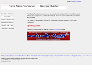 tnfga.org: Tamil Nadu Foundation -- Georgia Chapter
