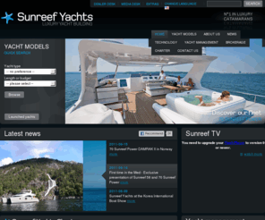 sunreef-yachts.com: Luxury yachts, power boats, catamarans designer, builder and charter agency - Sunreef Yachts
We are known for building custom made luxury yachts: catamarans, monohulls and power boats. We can design, build and charter yachts from 60 feet and more.