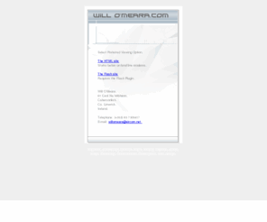 willomeara.com: Welcome to Will O Meara's Website
