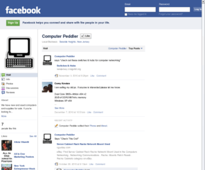 computerpeddler.com: Incompatible Browser | Facebook
 Facebook is a social utility that connects people with friends and others who work, study and live around them. People use Facebook to keep up with friends, upload an unlimited number of photos, post links and videos, and learn more about the people they meet.