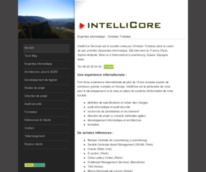 intellicore.org: IntelliCore - Accueil
IntelliCore: dedicated to Data services and advanced modeling