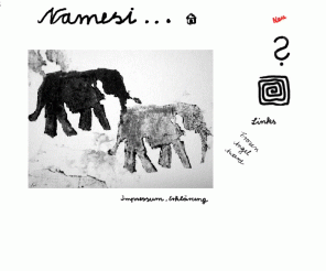 namesi.de:   Namesi.de
Namesi - Kunst und Literatur im Mix, Literaturrätsel mit einem Originalbild (Malerei, Zeichnung) als Gewinn. Malerei, Zeichnungen, Grafik zusammen mit Literatur z. B. mit Zitaten von Thomas Pynchon und Rainer Maria Rilke,