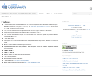 dotnetopenauth.net: DotNetOpenAuth - OpenID, OAuth, and InfoCard for .NET
OpenID, OAuth, and InfoCard for .NET