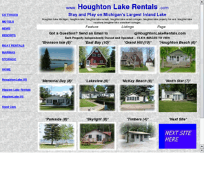 Houghtonlakerentals Com Houghton Lake Michigan Home Of Tip Up