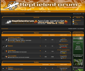 reptielen-forum.com: Reptielenforum - Forumoverzicht
Reptielenforum voor en door echte liefhebbers. Boordevol informatie en ervaringen, actueel reptielen nieuws, kennisbank en fotowedstrijden. Meldt je ook aan en deel je passie met anderen!