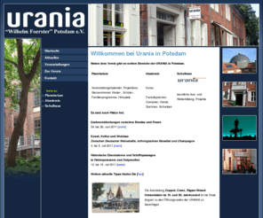 urania-potsdam.de: Urania Verein - Willkommen bei Urania in Potsdam
