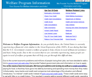 welfareprogram.info: Welcome to WelfareProgram.info - Your source for welfare information!
Your Source For Welfare Information and links!