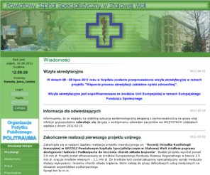 szpital-stw.com: Powiatowy Szpital Specjalistyczny w Stalowej Woli
Powiatowy Szpital Specjalistyczny w Stalowej Woli Oficjalna strona Powiatowego Szpitala Specjalistycznego Przychodnia Specjalistyczna Nr 1