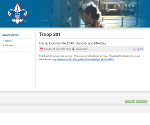 troop281.info: Troop 281
Joomla! - the dynamic portal engine and content management system