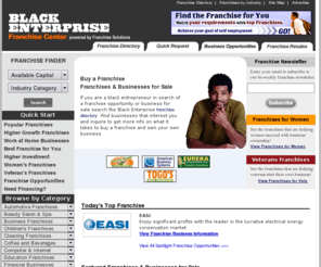 blackenterprisefranchises.com: Franchises for Sale, Black & Minority Owned Business Opportunities
#caller.customdescription#