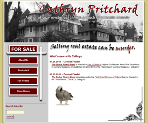 cathrynpritchard.com: Cathryn Pritchard
Author of cozy mysteries with a touch of romantic comedy