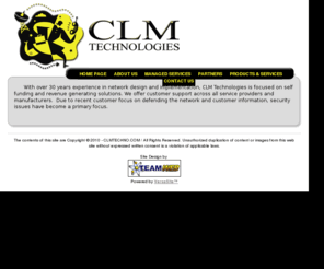 clmtechno.com: Home Page - CLM Technologies
description