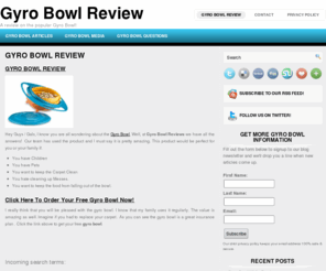 gyrobowlreview.com: Gyro Bowl Review | Gyro Bowl Review
Gyro Bowl Review learn information on the incredible gyro bowl.