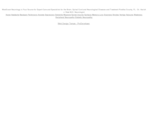 neurologyflorida.com: WestCoast Neurology of FL is Your Source for Expert Neurological Care for the Brain, Spinal Cord and More in Tampa Pinellas County FL
WestCoast Neurology of FL is your source for expert neurology care for the brain spinal cord and more in tampa pinellas county FL